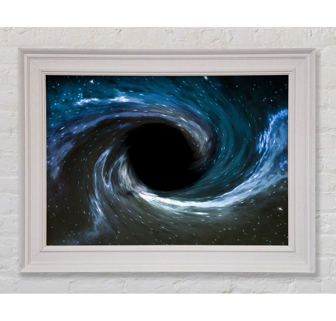 Vortex In Space Black Hole Gerahmter Druck