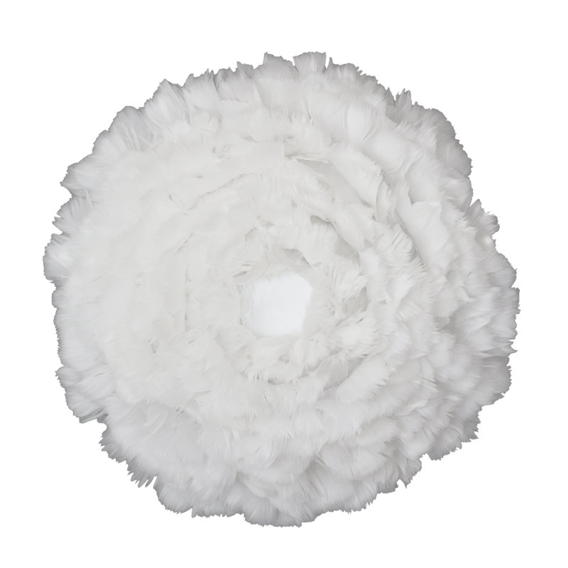 Homan Recycled Goose Feathers Flush Mount
