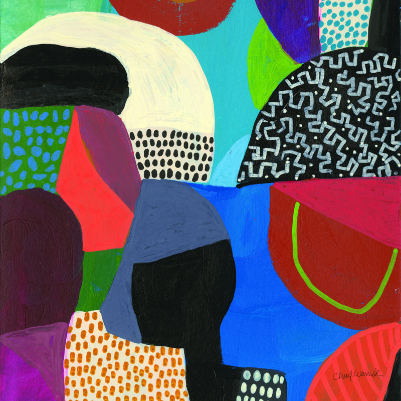 «Wait» par Cheryl Warrick - impression, H 36 po x l 36 po, Toile tendue