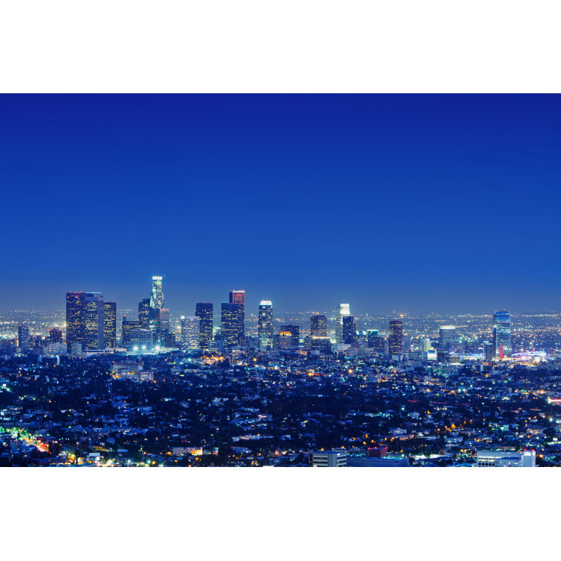 Kundra Los Angeles 1 Piece Wrapped Canvas Wall Art, 81cm H x 122cm W 3.8cm D