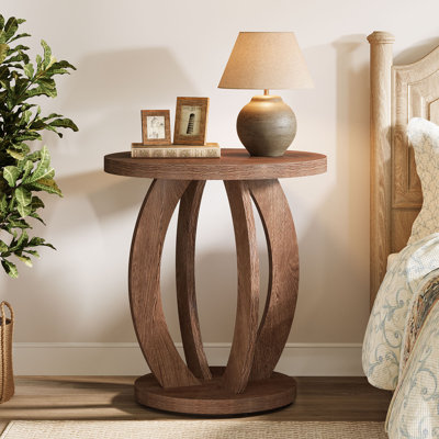 24-inch Tall Round Nightstand