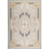 Aubusson Flatweave Wool Oriental Area Rug
