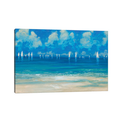 Blue Shores par Dan Meneely - Toile tendue avec châssis sur toile
