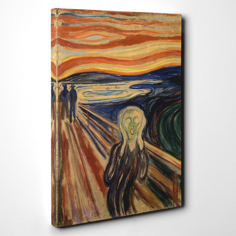 Edvard Munch - Wrapped Canvas Painting, 76cm H x 50cm W