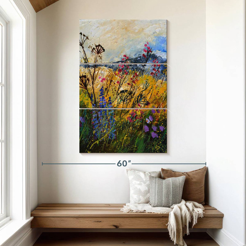 Alvord fleurs sauvages, H 50 po x l 32 po