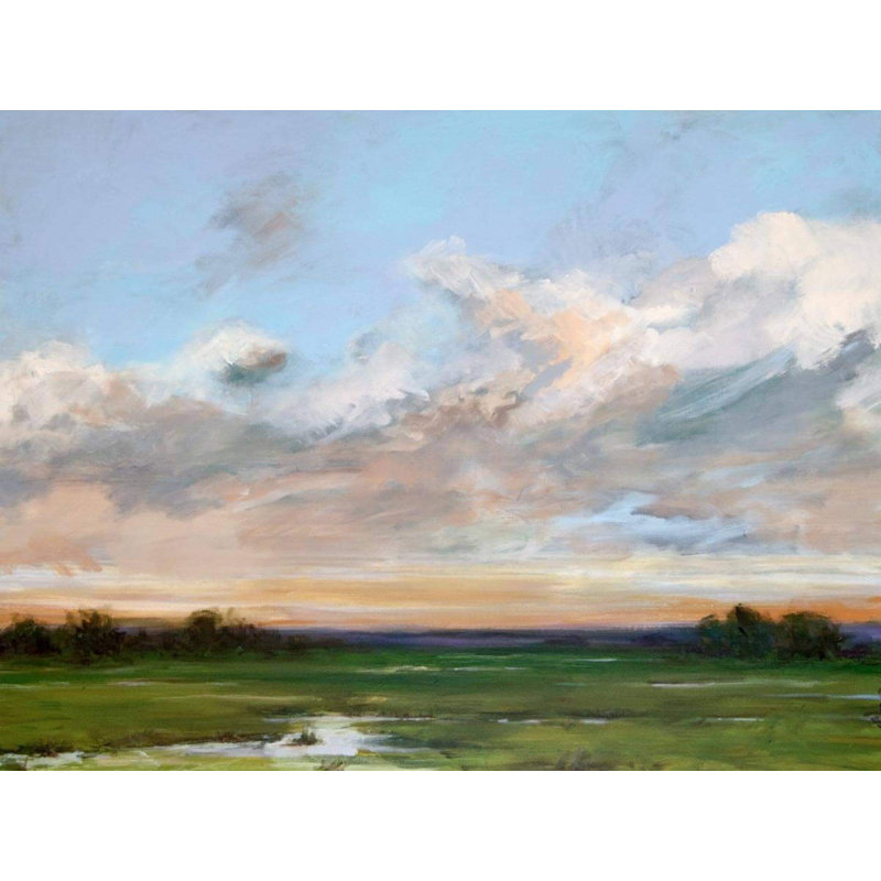 Solace I - Artist Enhanced Canvas Print, Black Framed Canvas, 20" H x 24" W x 1.75" D