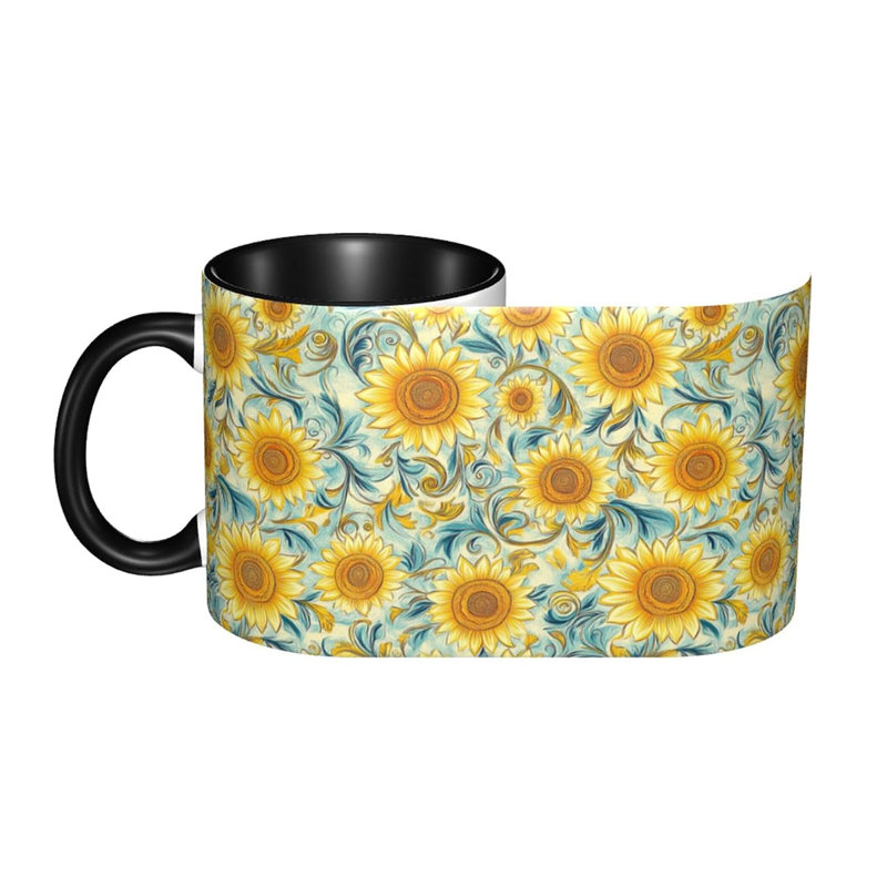 Sunflower Coffee Mug 11oz Ceramic Tea Cup