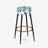 Blue Meadow Floral Pattern I - Floral Bar Stools Set Of 2