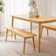 Drea Wooden Dining Table Set with 6 Soild Wood Dining Chairs - Traditional Farmhouse Kitchen Style-1206815051