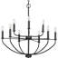 Lustre classique à 9 lumières de style bougie-721310838