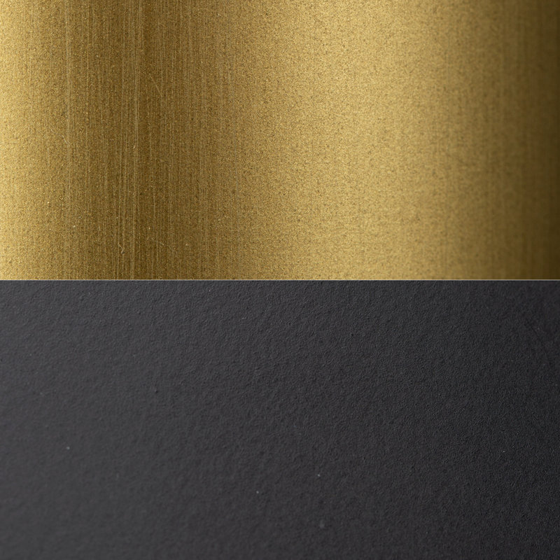 Hugo 42-In Ceiling Fan, Matte Black/Brushed Gold, Matte Black, 42" Wide