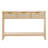 Rattan Console Table with 3 Storage Drawers