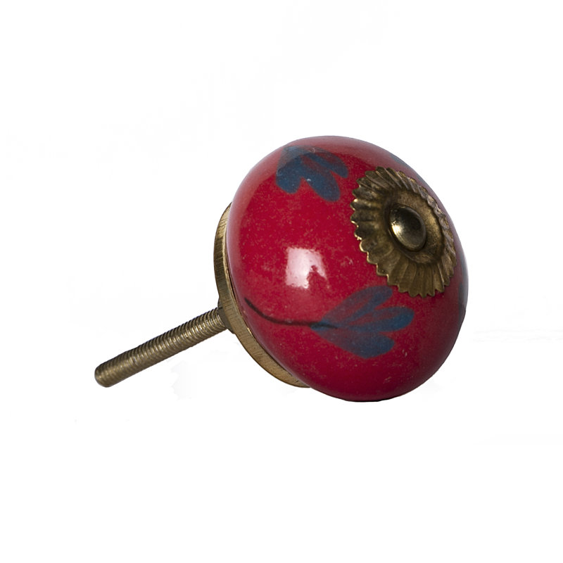 Hand Painted 1.5" Diameter Mushroom Knob Multipack