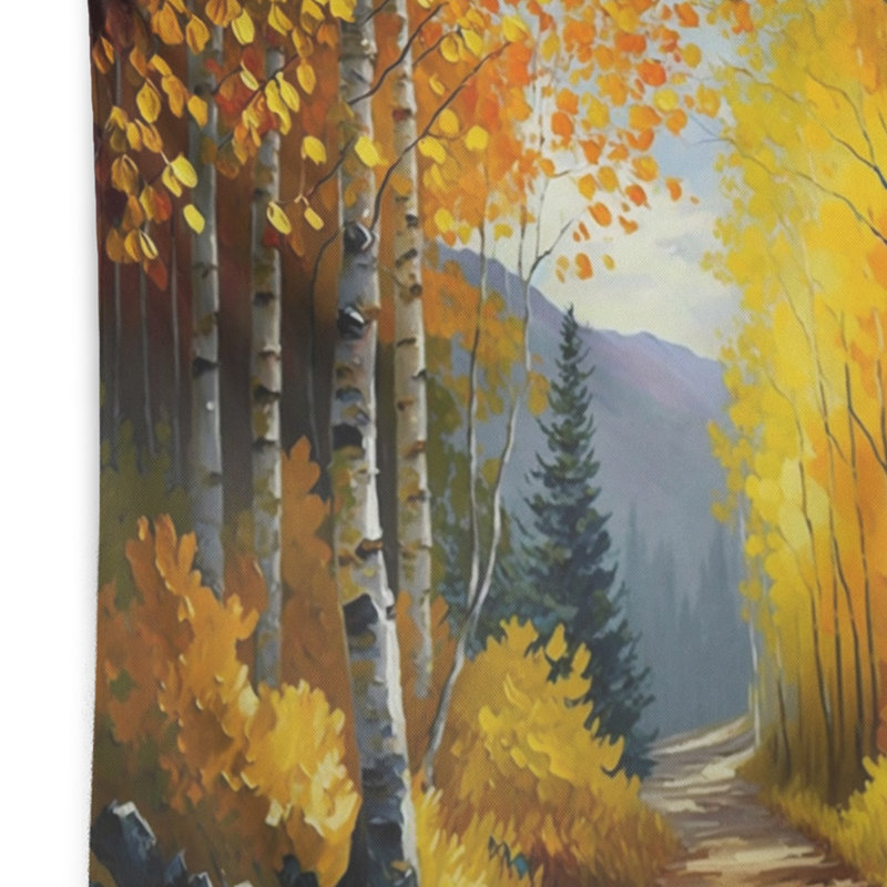 Tapisserie en polyester «Into The Forest II» avec punaises, H 32 po x l 39 po