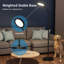 Lampe sur pied, lampes à DEL à intensité variable super lumineuses pour le salon, lampe sur pied à température de couleur personnalisée avec bouton-poussoir à distance, lampe sur pied à col-de-cygne réglable pour le bureau de la chambre à coucher - noir