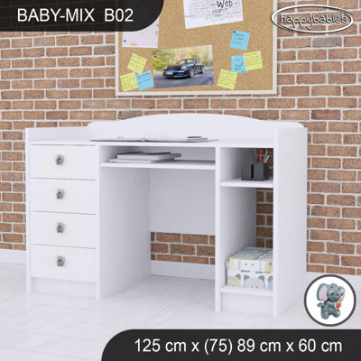 125cm Computer Desk