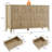 54-Inch Fluted Wood Dresser with 7 Drawers – Modern Storage Chest for Bedroom, Living Room, Hallway, Entryway, Black-126644913