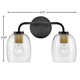 Jed 2 Light Dimmable Vanity Light