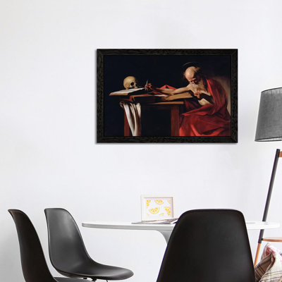 St Jerome Writing, C.1605 - Print on Canvas