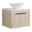 Ensemble de meuble-lavabo moderne 24 po avec lavabo en céramique 24 po.