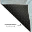 Tapis bleu Cerrito AMF506 lavable à la machine de qualité supérieure-103831556