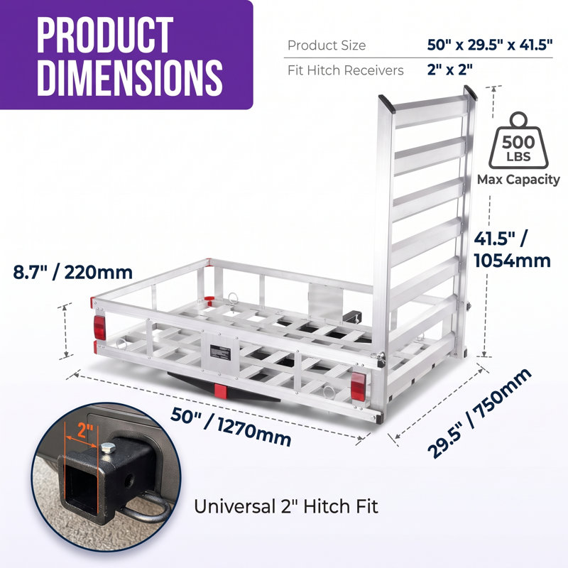Folding Aluminum Luggage Rack