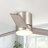 48" Figgs 3 - Blade LED Flush Mount Ceiling Fan with Remote Control and Light Kit Included-656453566