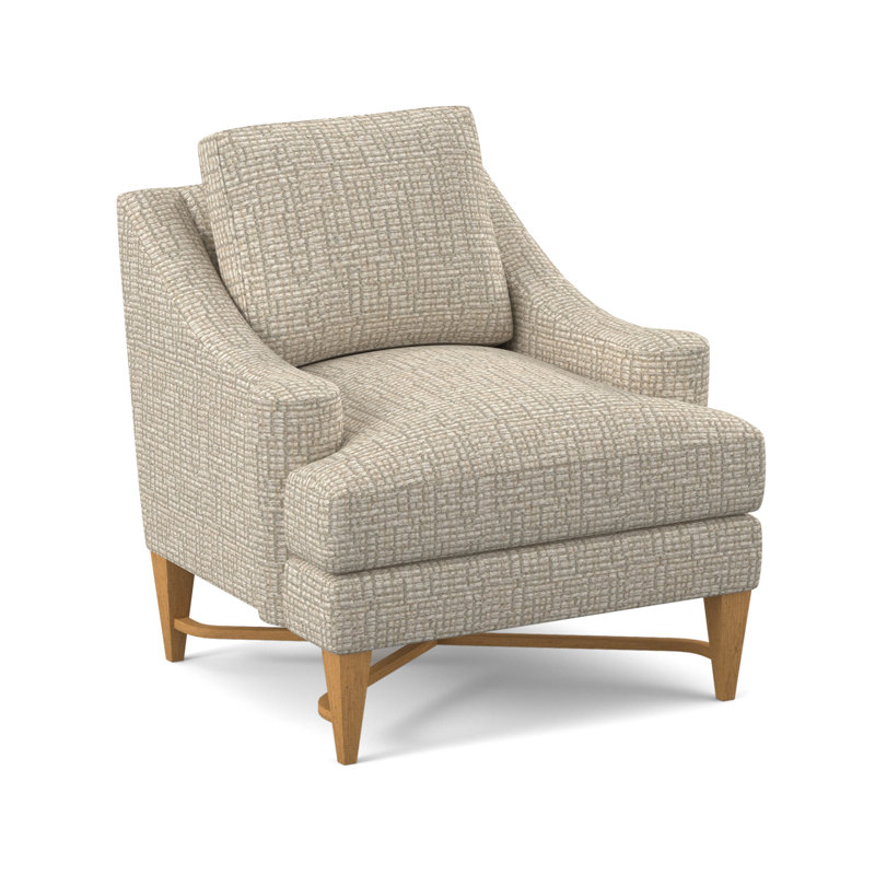 Foxtrot Upholstered Armchair, Amber, Stepping Stones Ivory