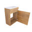 15,75 po L 8,66 po P 21,67 po Meuble-lavabo mural simple H avec lavabo-1650873055