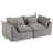 Boneless 74.8" Wide Comfy Cloud Couch Loveseat Sofa-1703571707