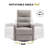 26" W Manual Swivel Rocker Recliner With Pockets-1774114623