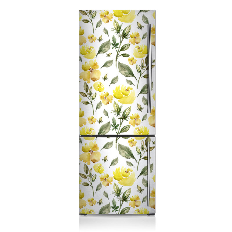 Plants & Flowers Door Decal, 205cm H x 60cm W