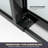 Losar 60" W x 78" H Single Sliding Shower Door in Matte Black