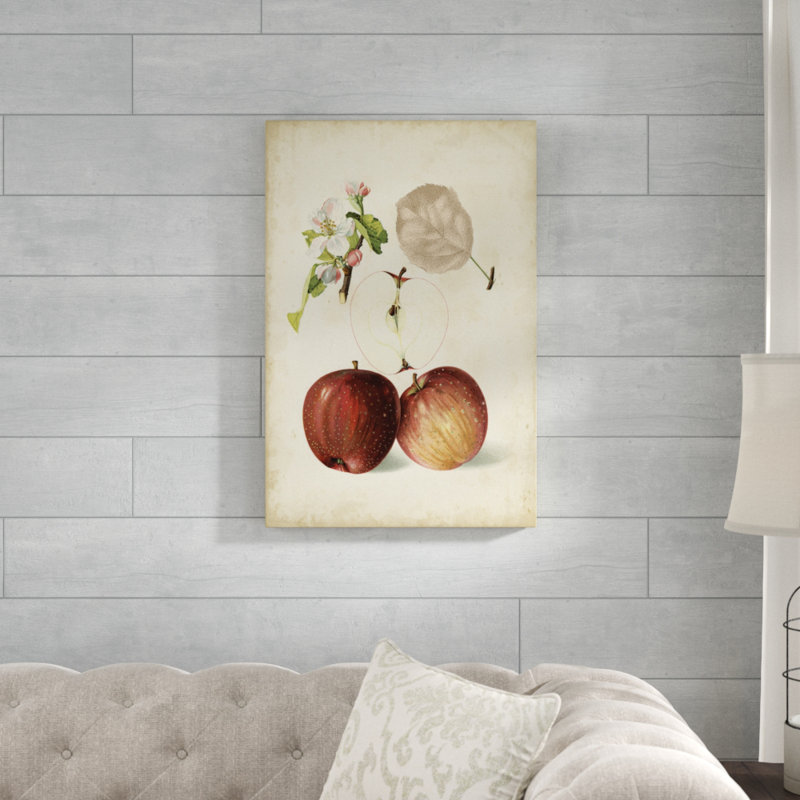 «Harvest Apples I», peinture sur toile, H 30 po x l 20 po