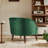 Gabrianna Upholstered Barrel Channel Chair With Wooden Legs-40586203