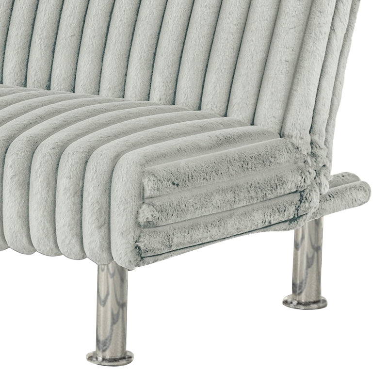 Canapé-lit l 65,6 po, Gris