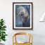Blue Elephant - Picture Frame Photograph Print-56924701-56924704