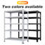 Support de rangement pour la maison, présentoir réglable, support de rangement pour balcon de sous-sol, support de rangement en acier au carbone, 180 cm, cinq étages-1675981428-1675981427