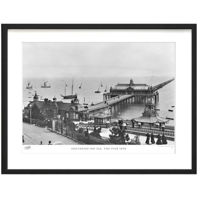 Southend on Sea, the Pier 1898 1 Piece Single Picture Frame Wall Art