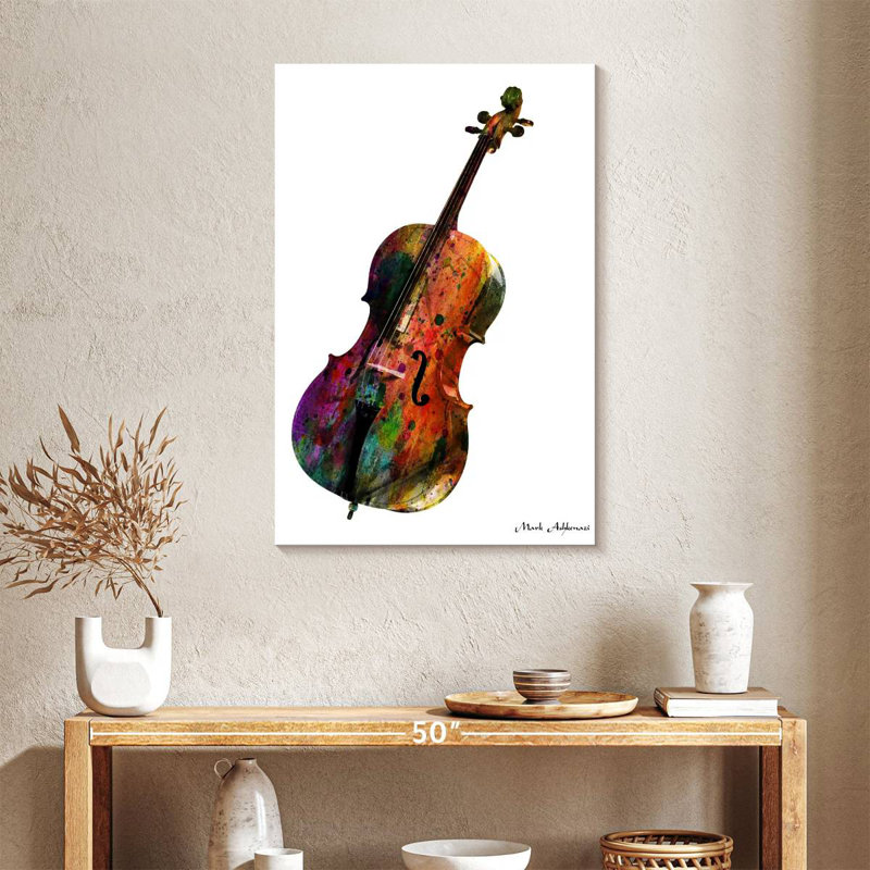 Abarca Cello, 36" H x 24" W