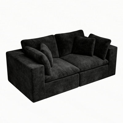 Modular Cloud Sectional Sofa No Assembly