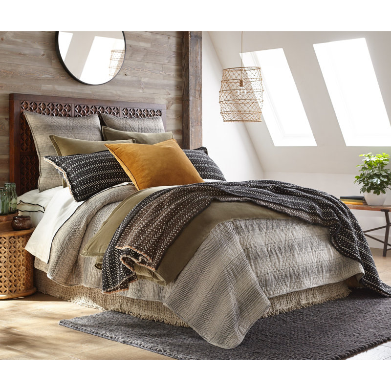 Coussin en coton Geto, H 18 po x l 54 po
