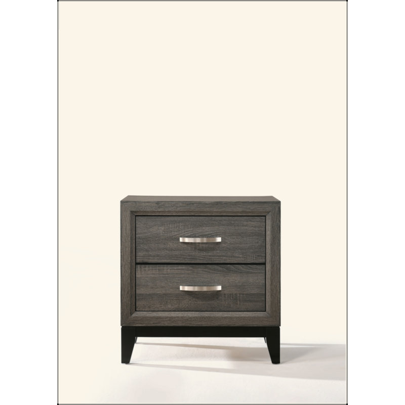 Table de chevet sophistiquée avec construction durable et rangement spacieux