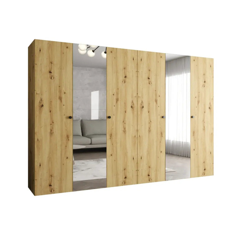 Manufactured Wood Wardrobe, Oak Artisan