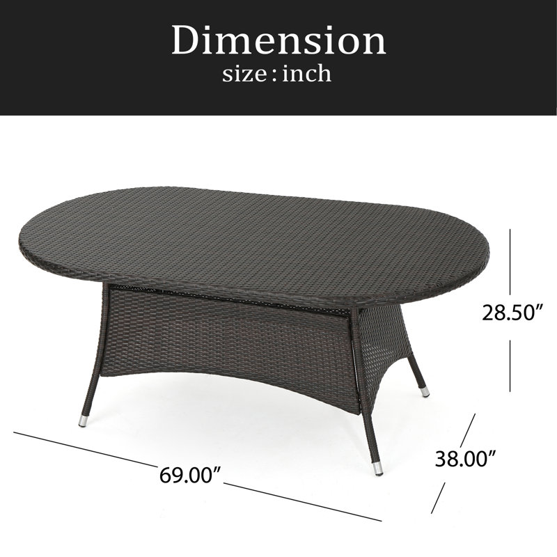 Table à manger ovale