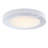 6 Inch 8 Watt Dimmable LED Indoor/Outdoor Flush Mount Fixture with Color Temperature Selection, White Finish, Frosted Polycarbonate Shade-1001802398-1001802395-1001802392