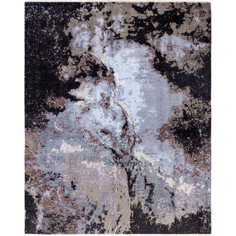 Overdyed One-of-a-Kind 8' 2" X 10' 1" Hand Knotted Area Rug