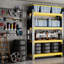 Étagère de garage, étagère de rangement robuste à 4 niveaux avec tablette en métal réglable pour entrepôt, sous-sol, atelier, 3200 lb-383160416-383160417