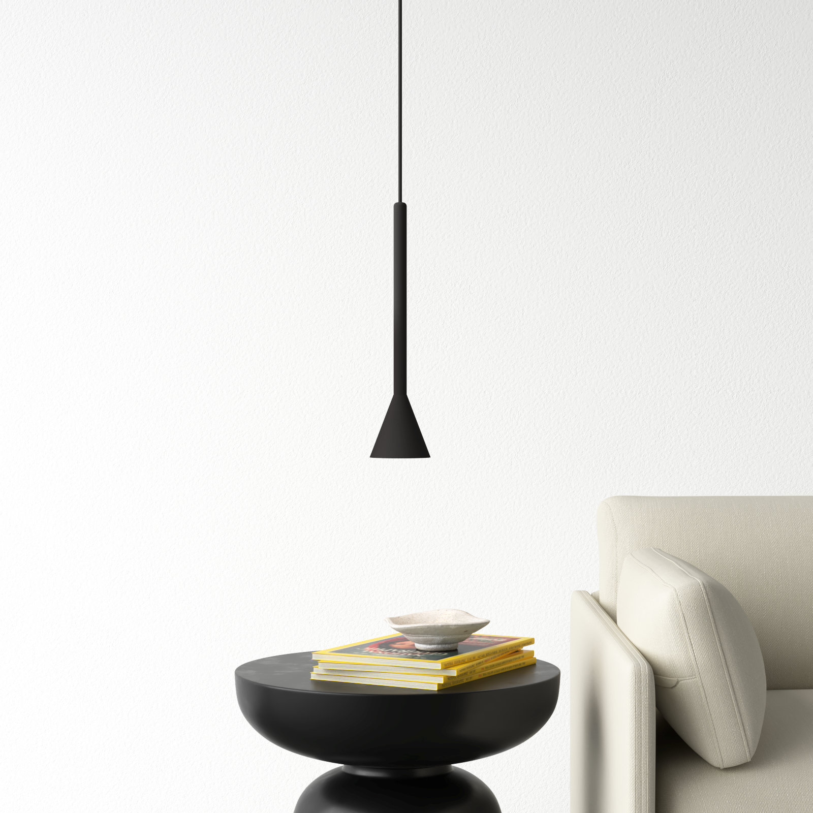 Tyrus Single Light Metal Pendant