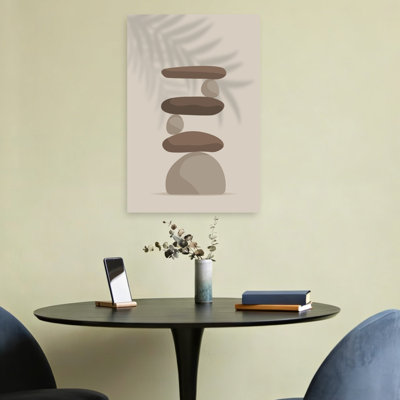 Reproduction d'art mural équilibré zen